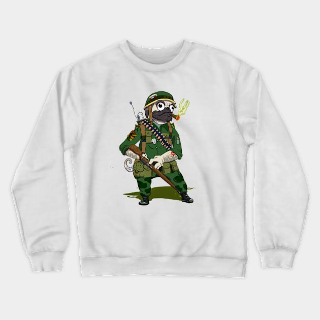 Pugman Crewneck Sweatshirt by Mardoi